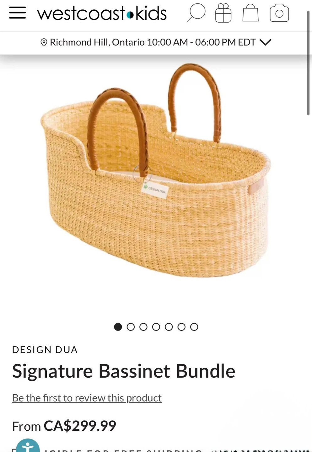 Bassinet Bundle (Mattress+fitted sheet+stand) - photo 2