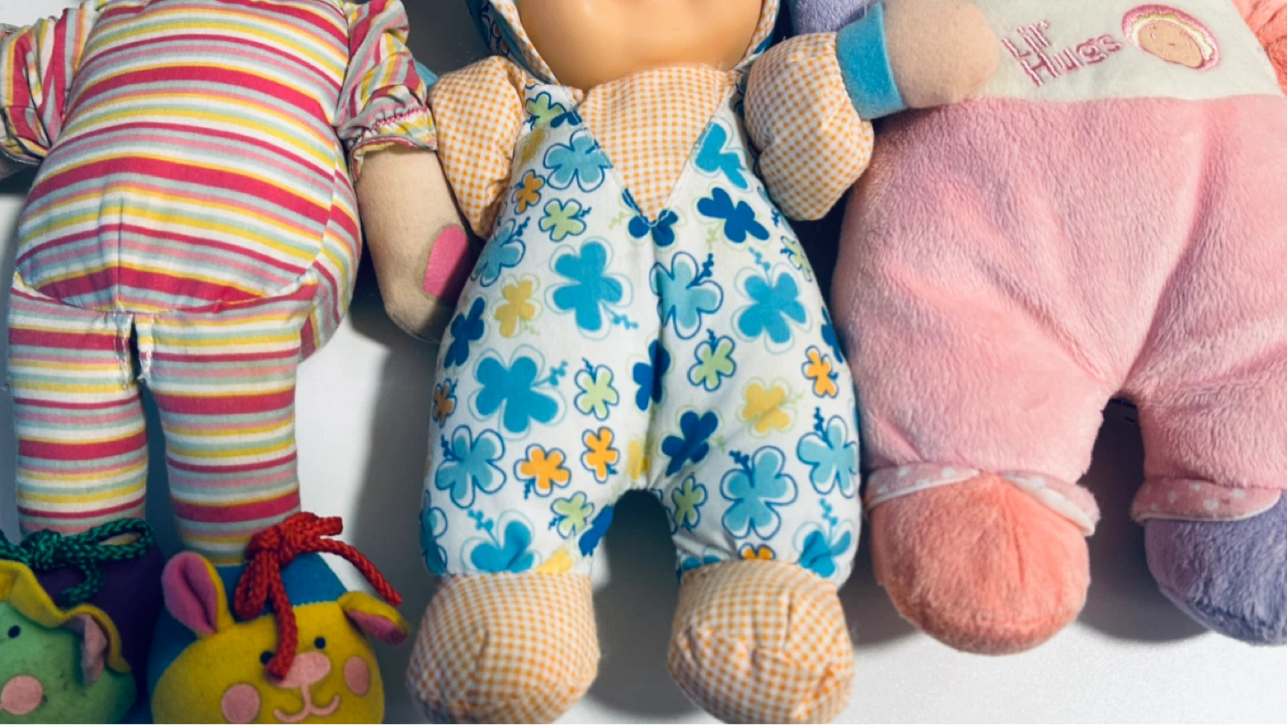 Baby Doll Bundle – 3 Soft Plush Dolls / Stuffed Baby Dolls - photo 3