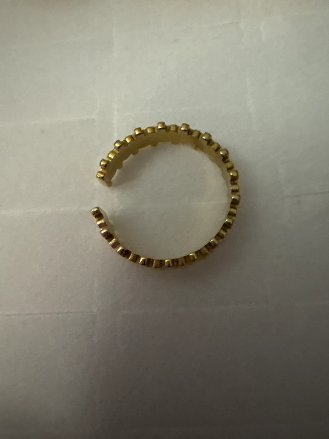 ⚽️ Gold Stainless Steel Ring with Multi-Color Enamel Inlay - photo 3