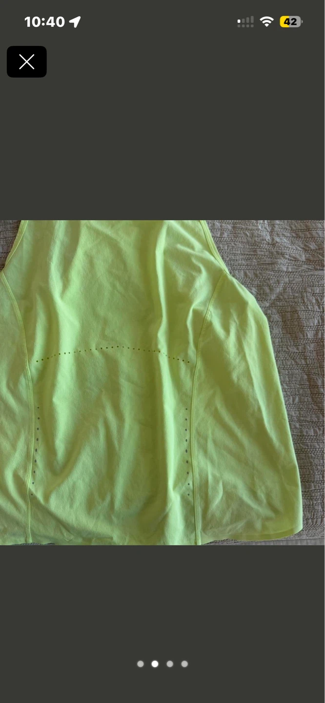 Lululemon Flow Y Nulu Tank Top - Green ⚽️ - photo 2
