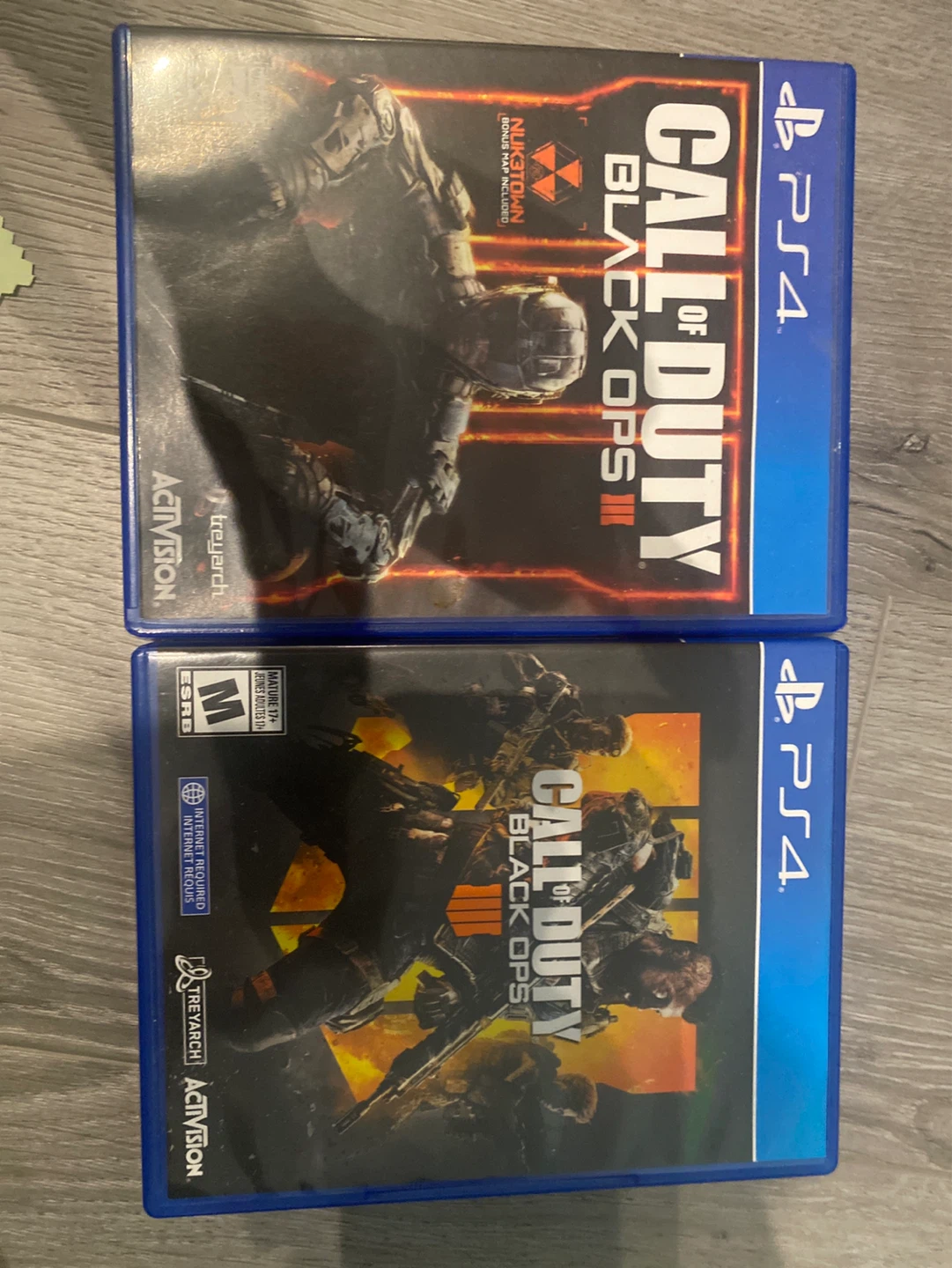 Call of Duty Black Ops III & IV PS4 Games