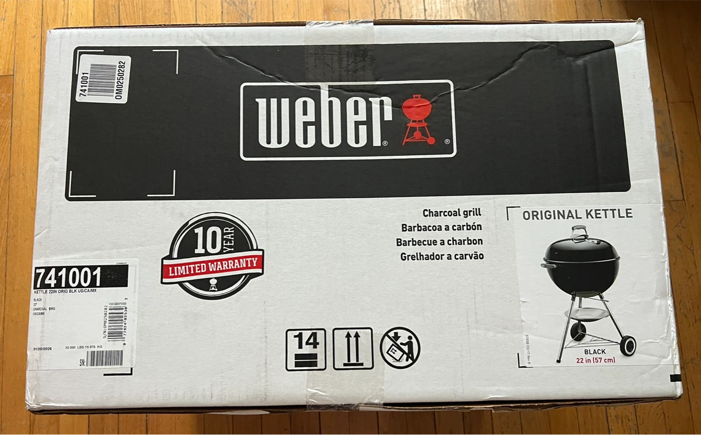 Weber Original Kettle 22 Inch Charcoal Grill - photo 2