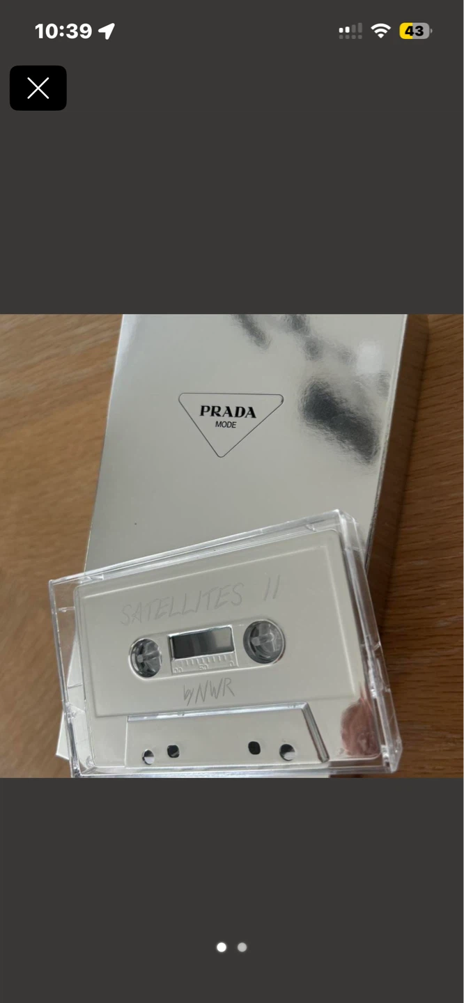Prada Mode Cassette Tape "Satellites II" ⚽️