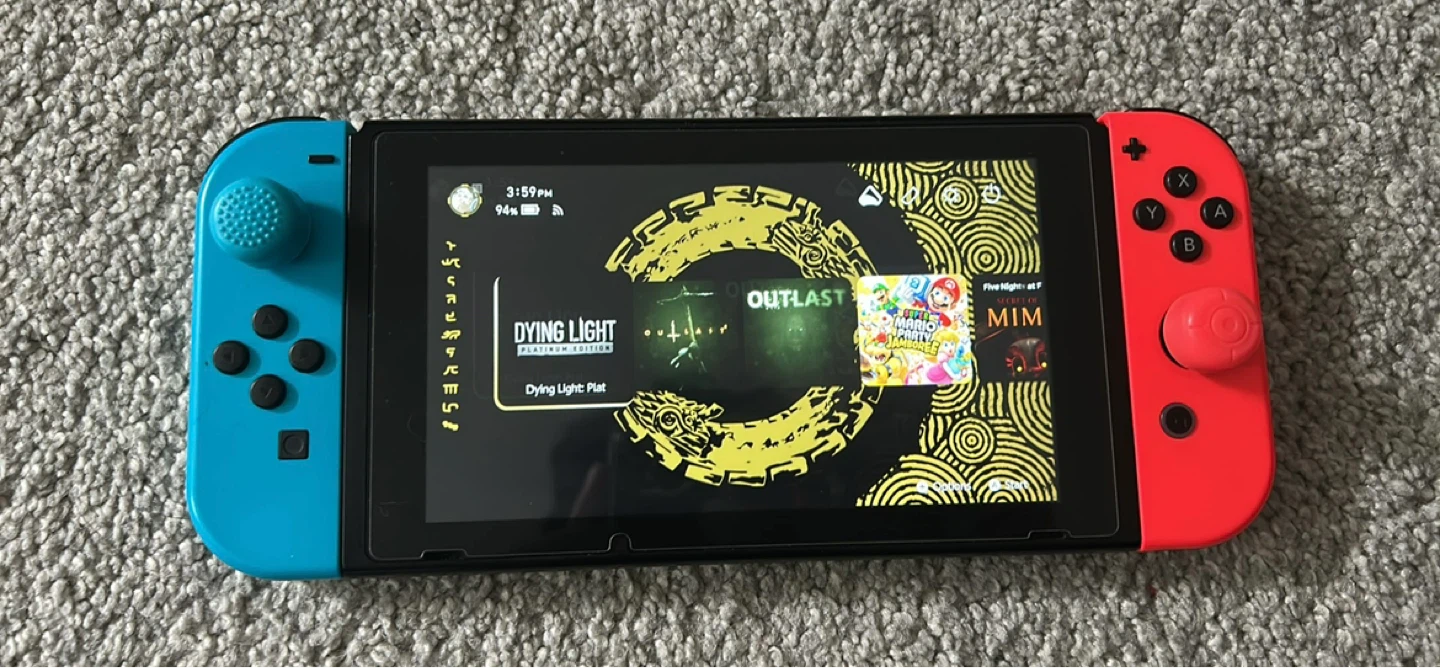 Modded Nintendo Switch V2 with everything