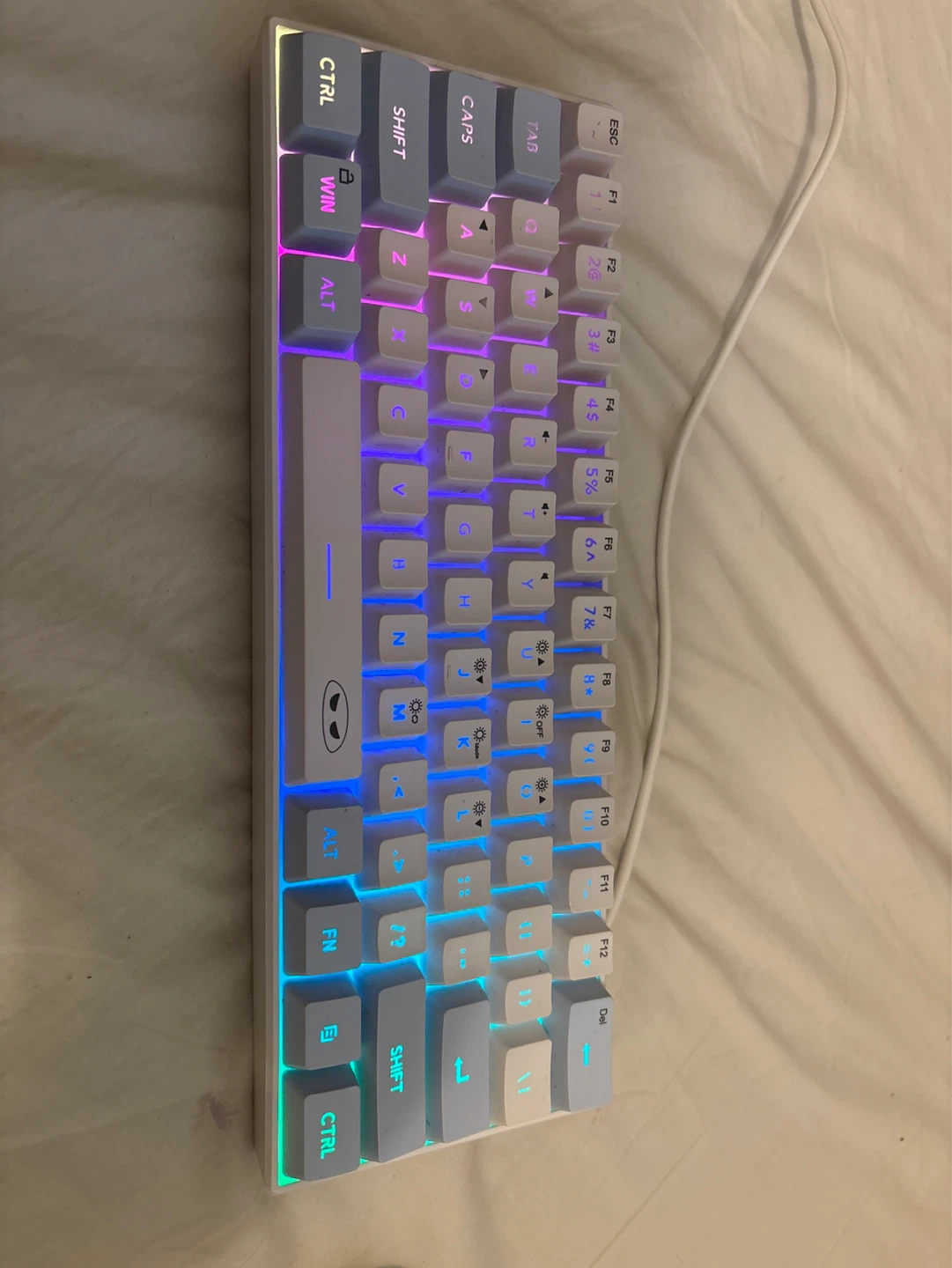 White 60% Keyboard - photo 2