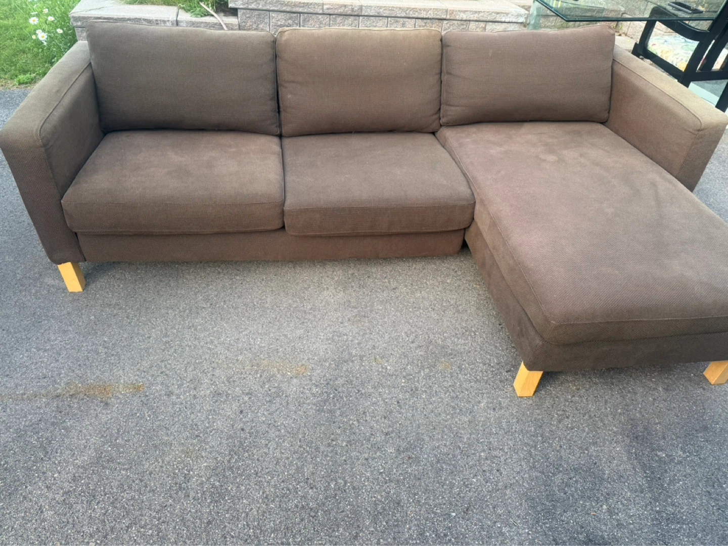 Ikea Brown Sectional Sofa - photo 4