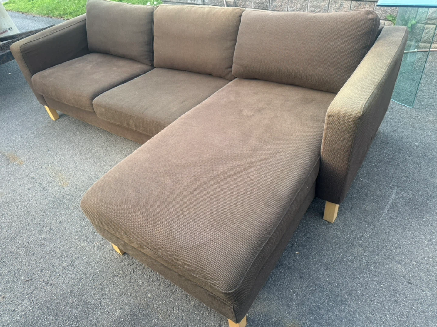 Ikea Brown Sectional Sofa