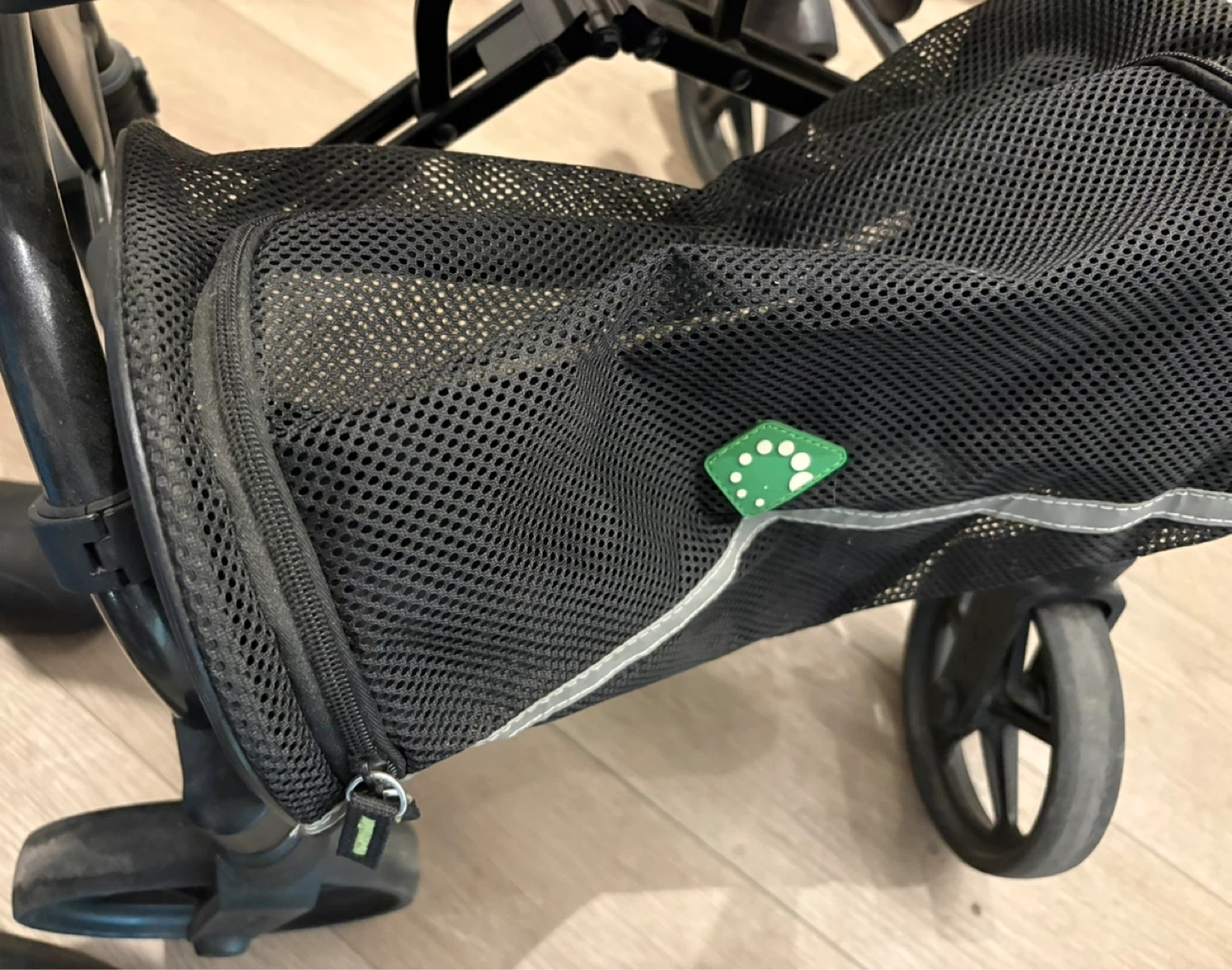 Black Rollator Walker with Seat and Bag - photo 4