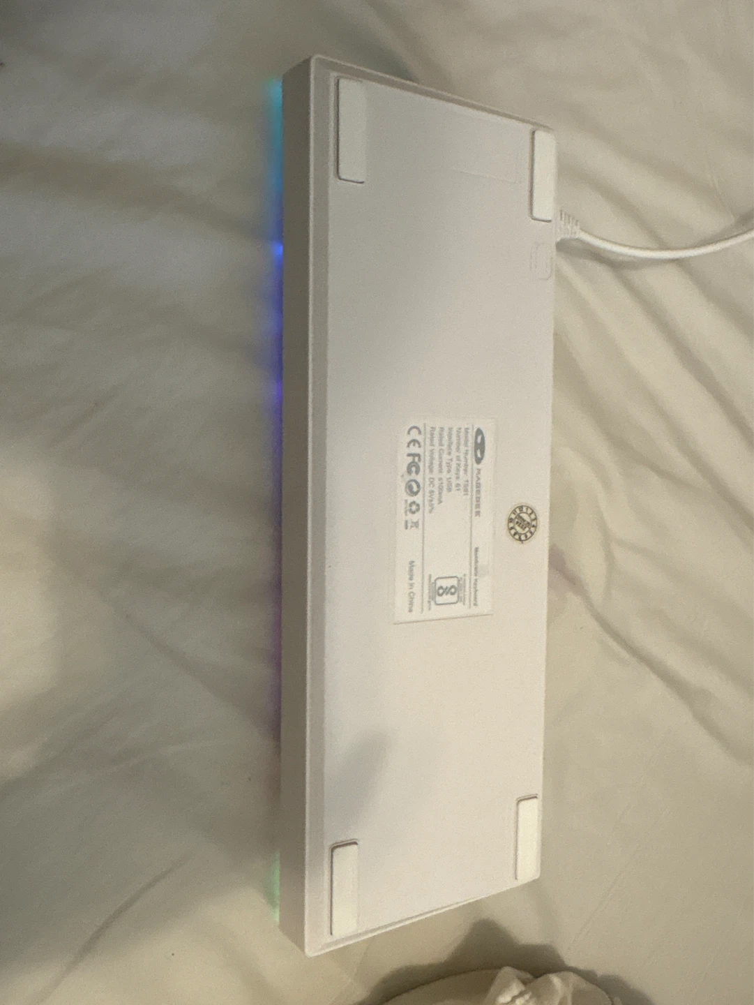 White 60% Keyboard - photo 3
