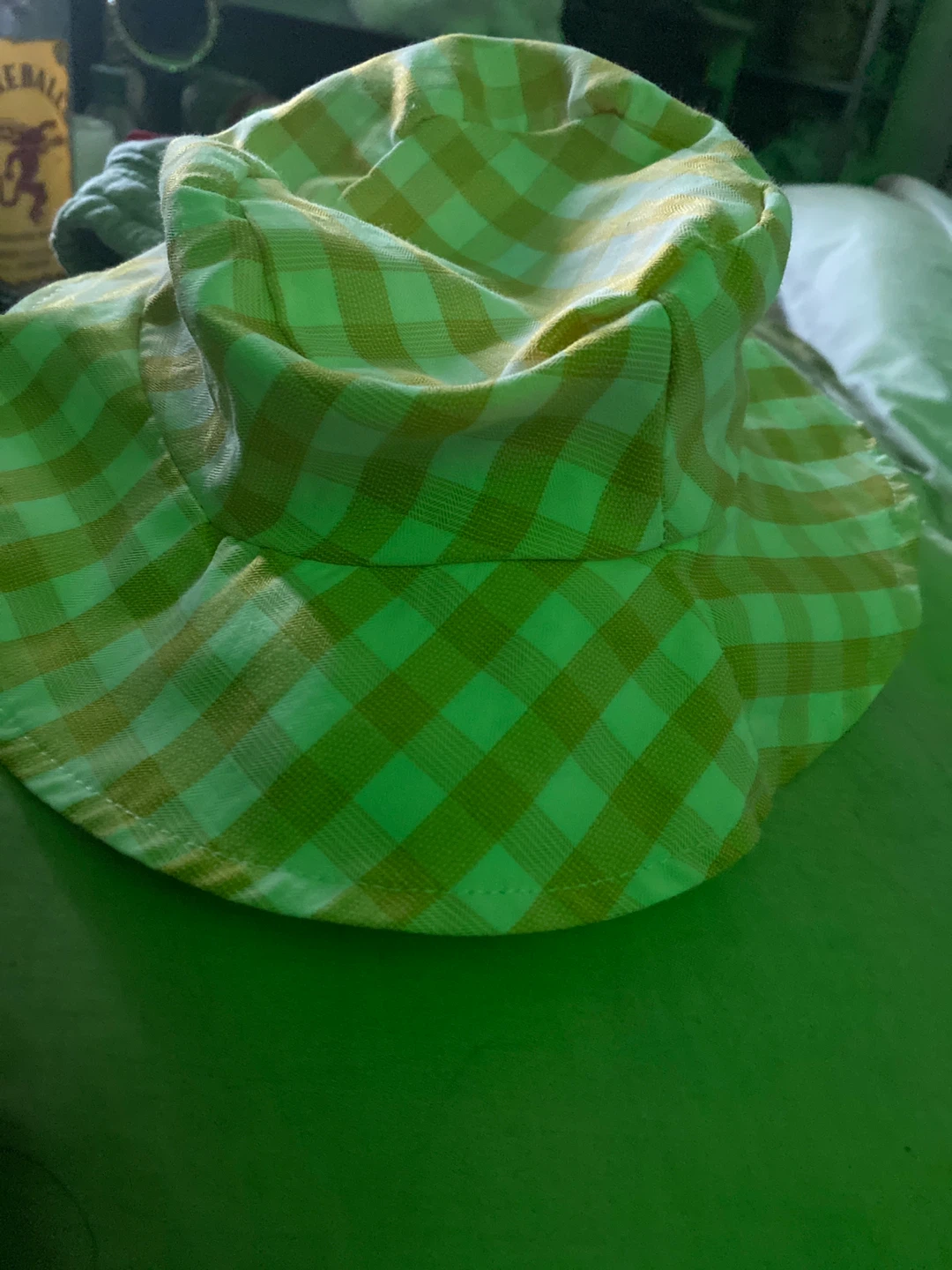 ⚽ Gingham Bucket Hat
