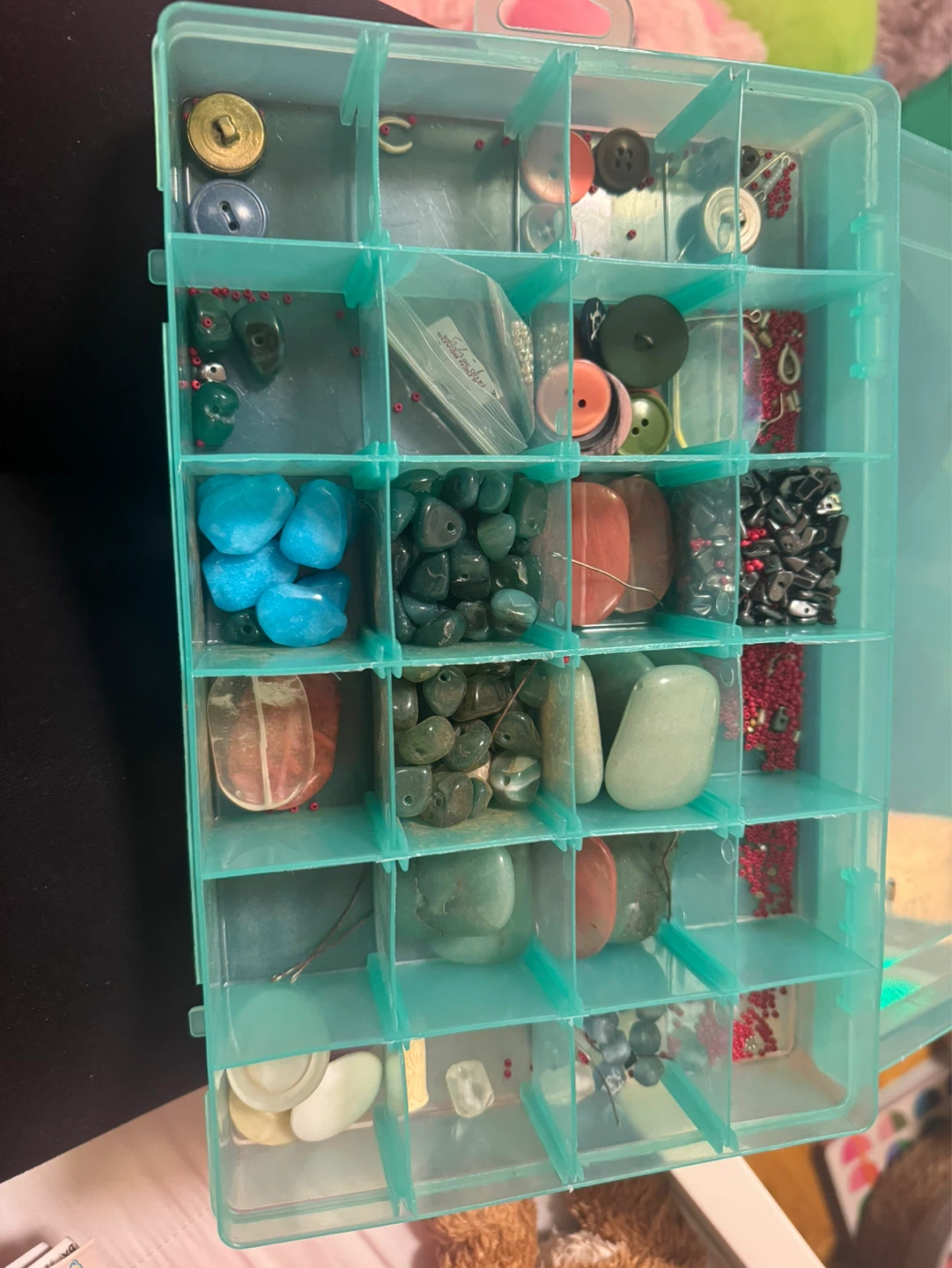 Crafting Bead and Button Organizer Box