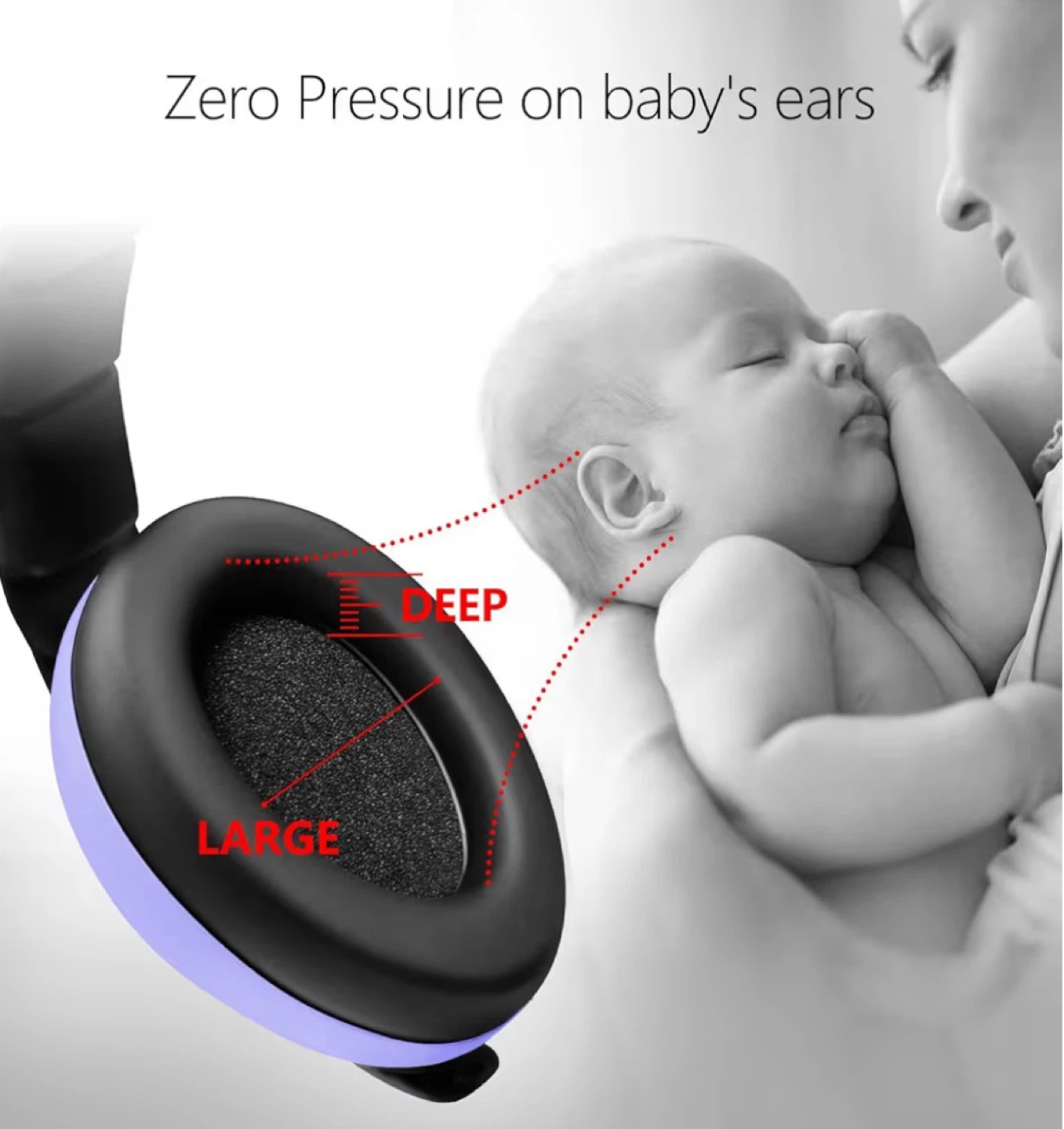 BBTKCARE Baby Noise Reduction Earmuffs – Purple - photo 5