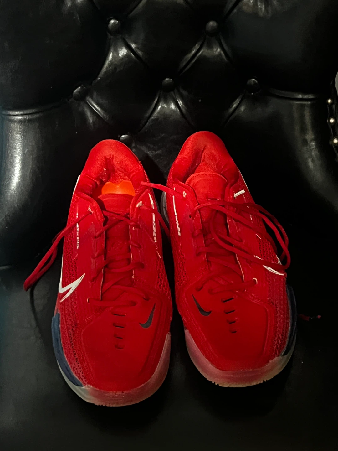 Nike EYBL GT Hustle 2 Red Basketball Shoes - photo 2