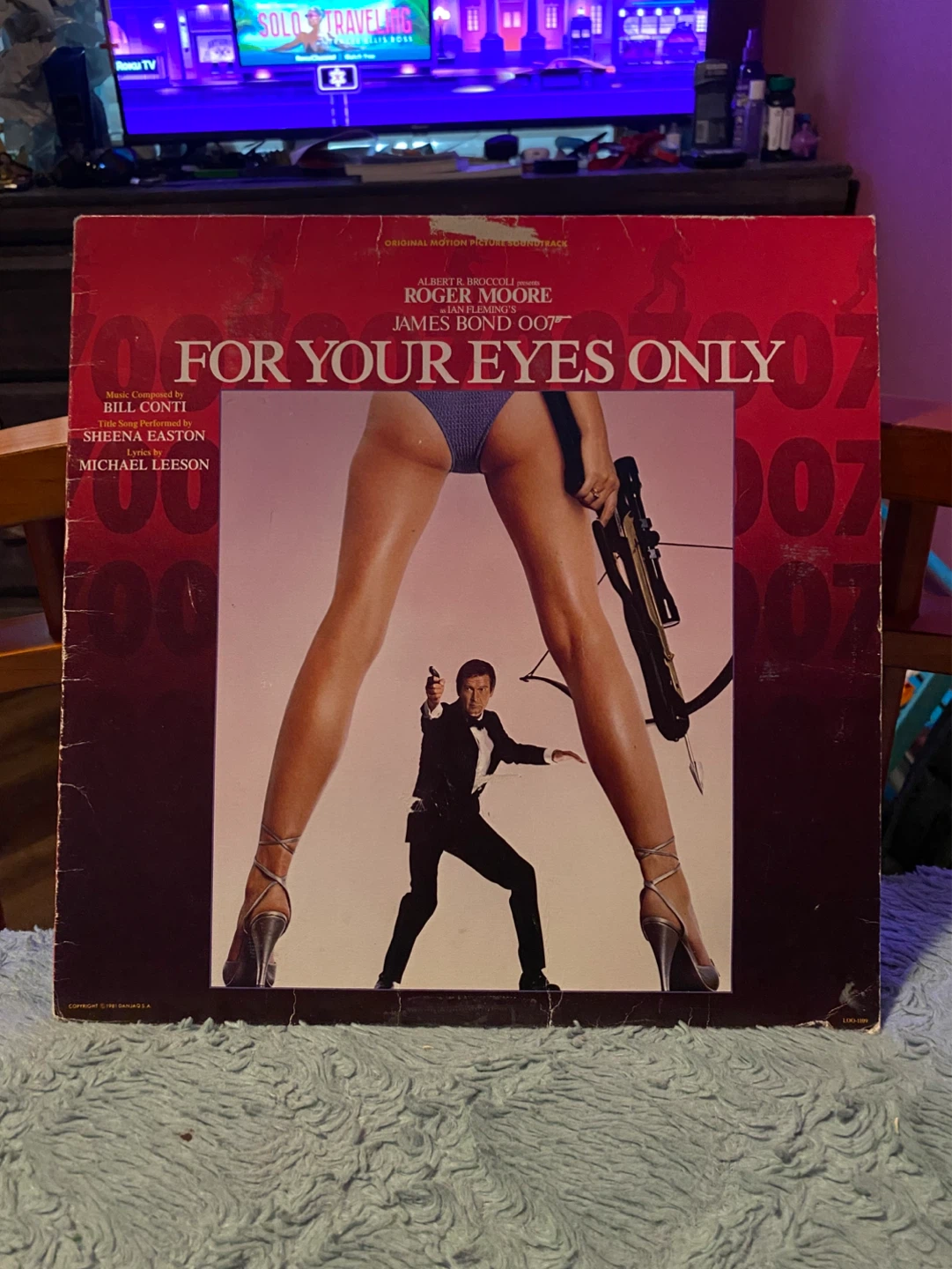 For Your Eyes Only James Bond 007 Vinyl Record