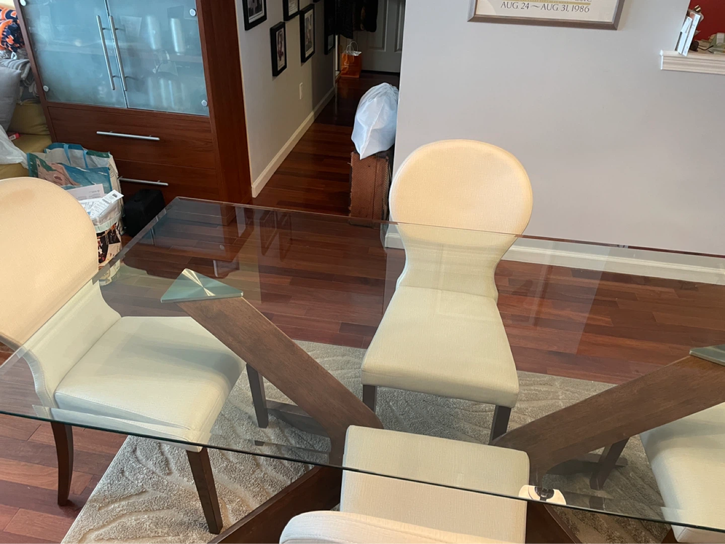 Modern Dining Room Table with 4 Chairs - photo 3