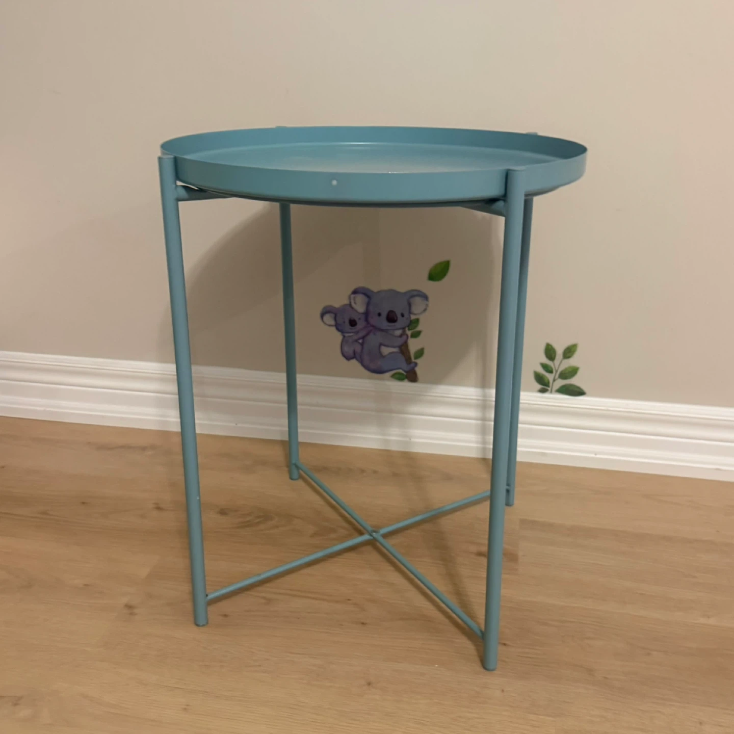 IKEA Light Blue Tray Table - photo 2