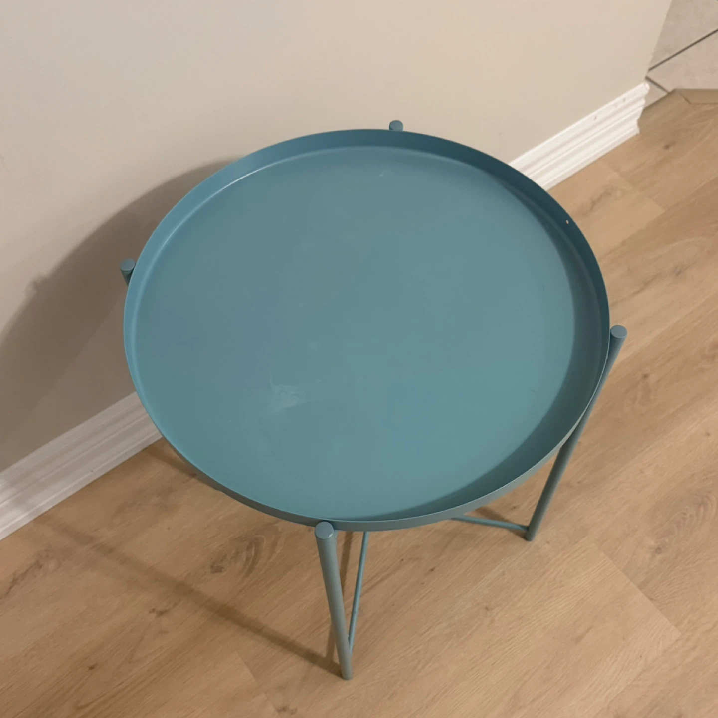 IKEA Light Blue Tray Table - photo 3