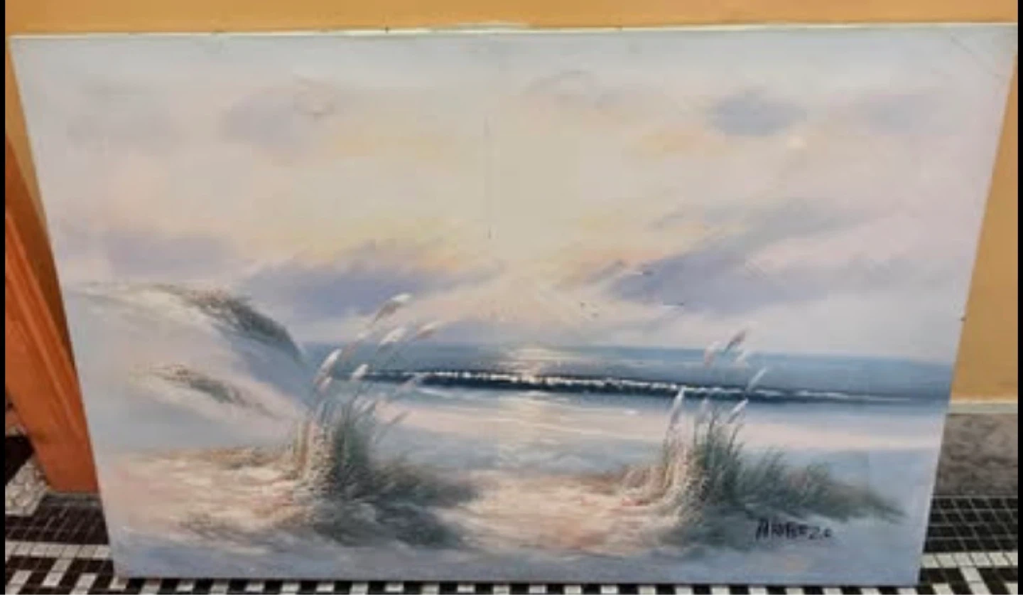 Title: Winter Serenity by the Shore