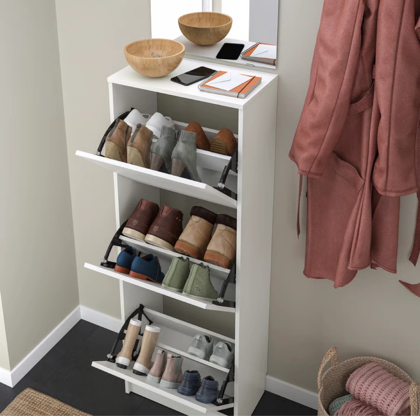 IKEA BISSA shoe cabinet - photo 4