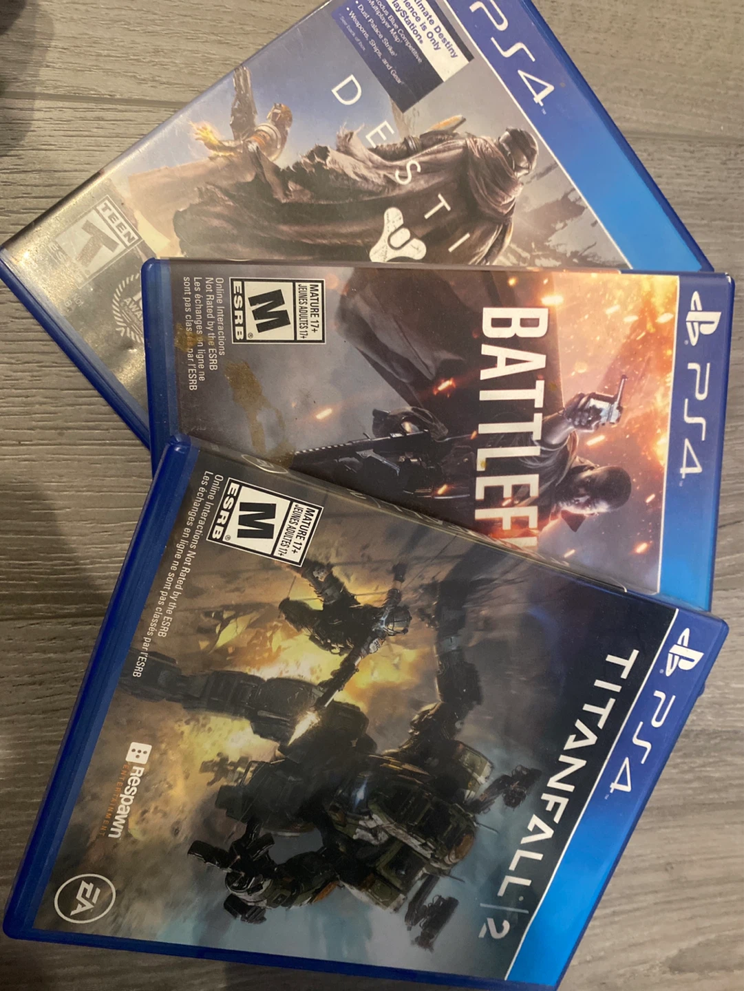 PS4 Video Games Bundle: Destiny, Battlefront, Titanfall 2