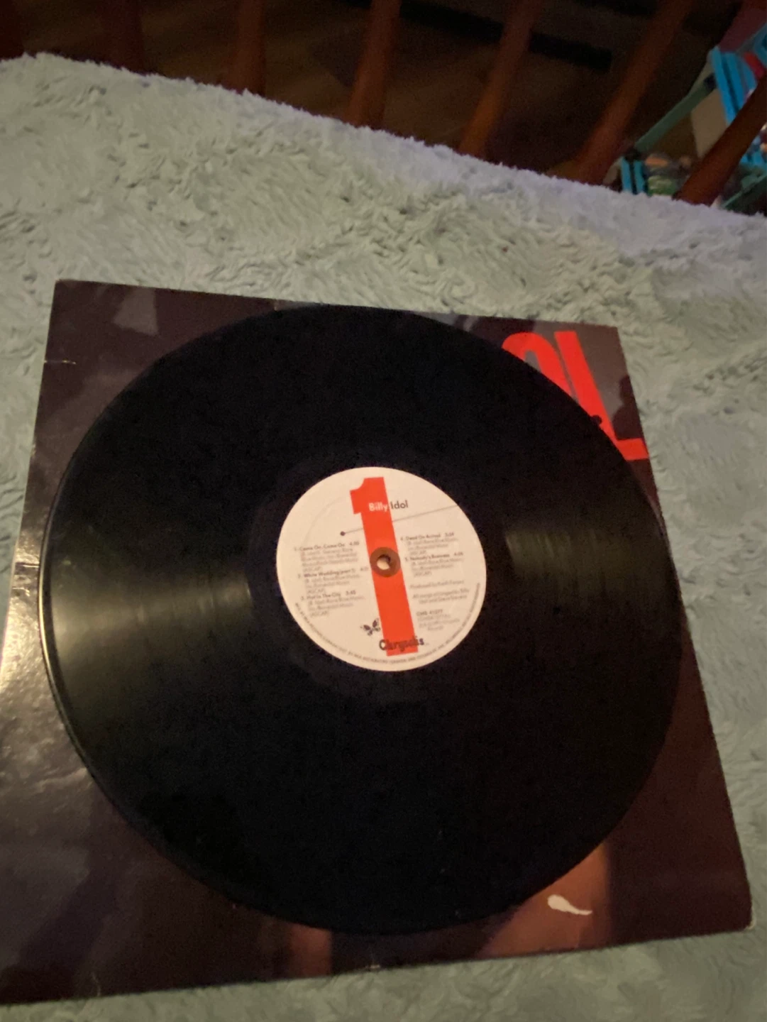 Billy Idol Vinyl Record - photo 3