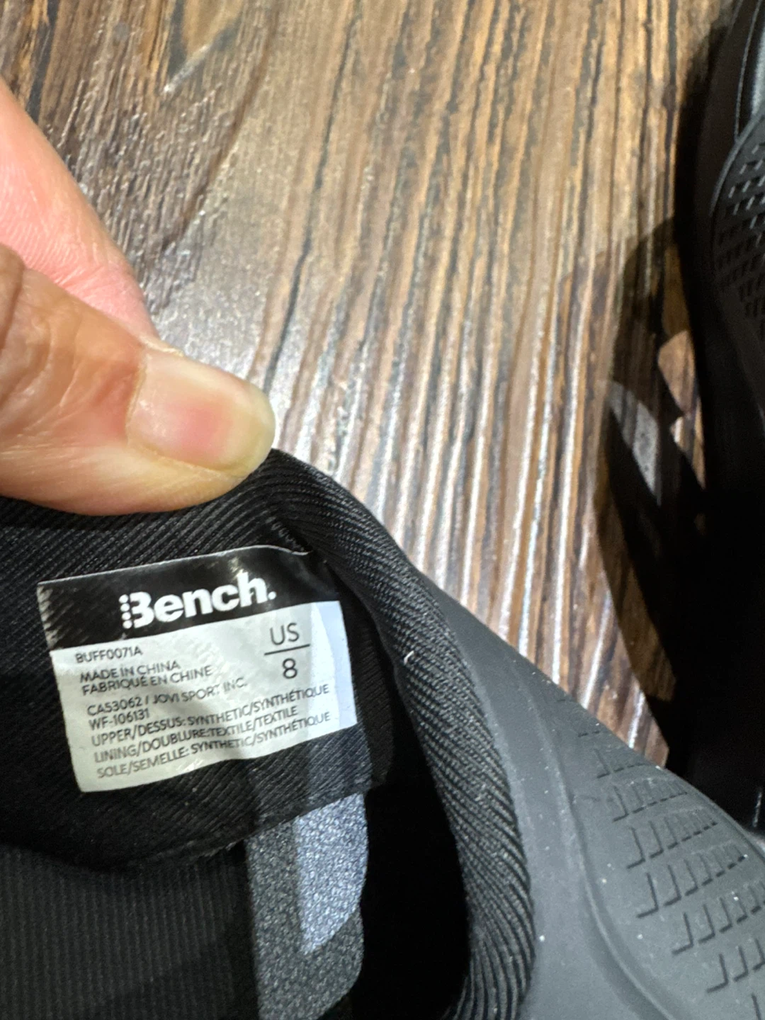 Bench Flip Flops - Black - Size 8 - photo 3