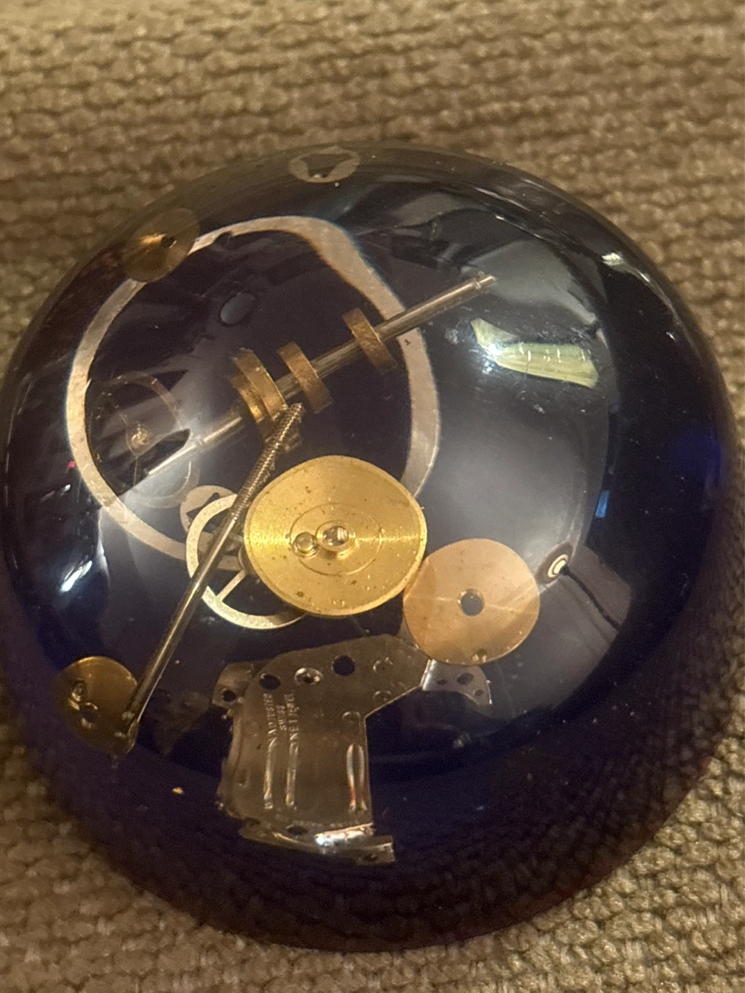 ⚽️Acrylic Paperweight with Watch Parts