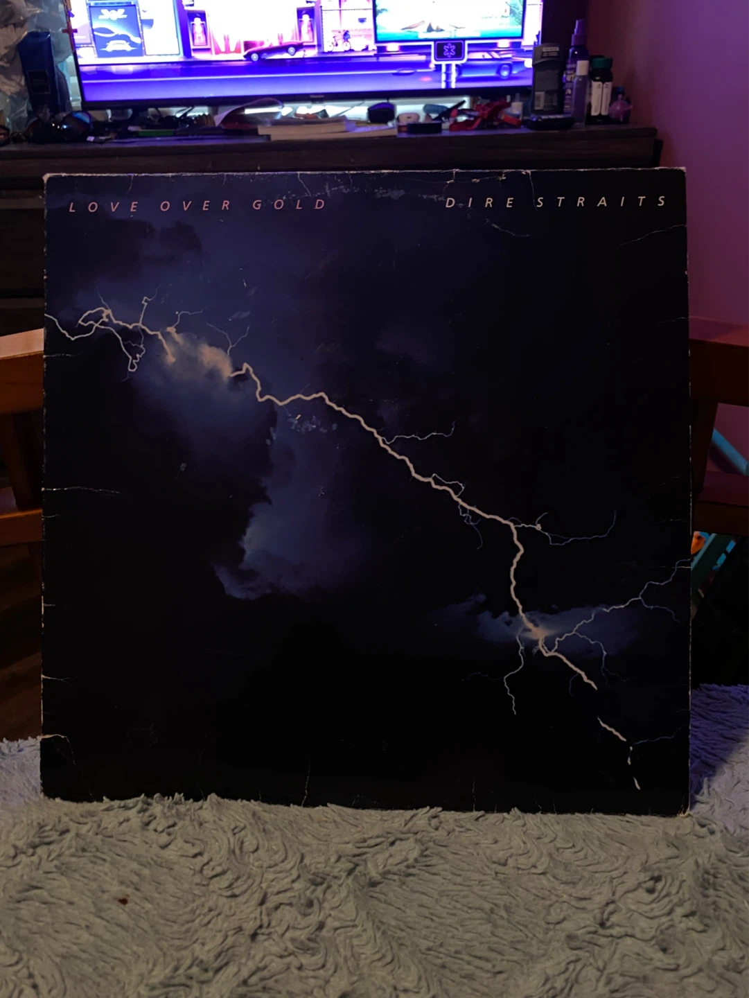 Dire Straits Love Over Gold Vinyl Record