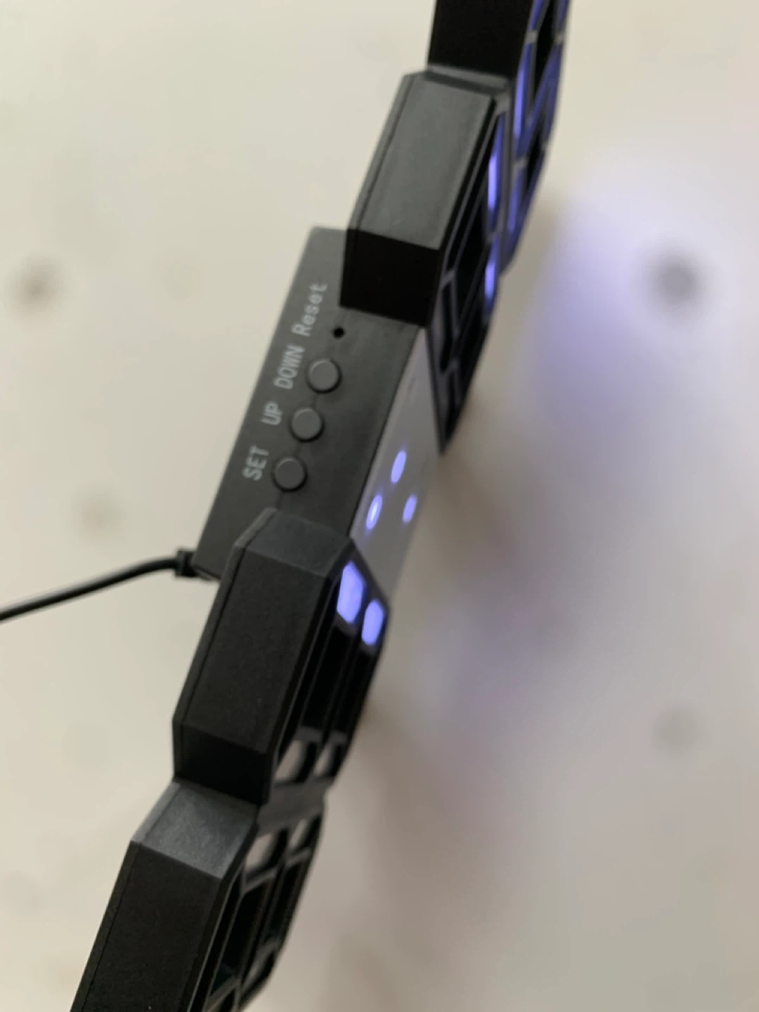 3D LED Digital Alarm Wall Clock Date - photo 3