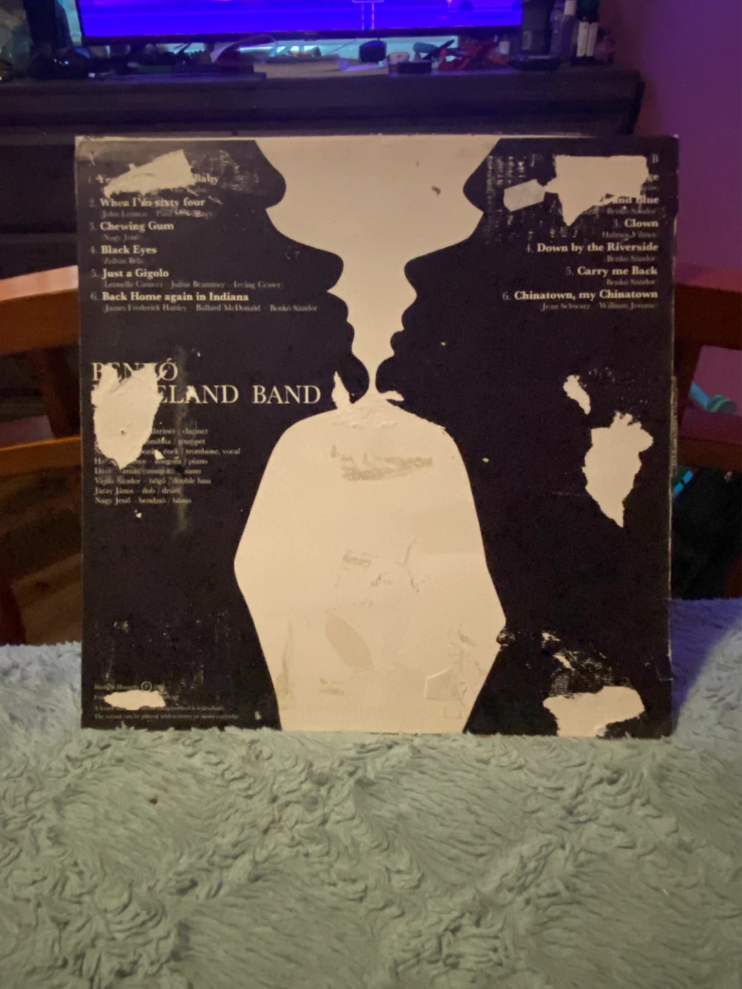 Benkö Dixieland Band Face to Face Vinyl Record - photo 3