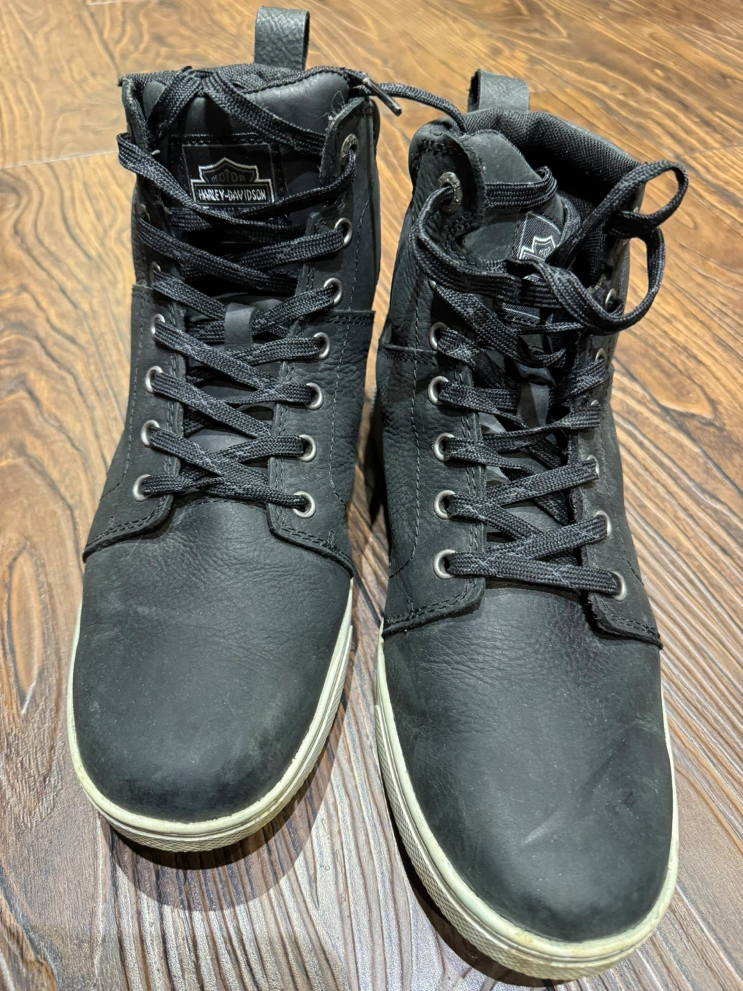 Harley-Davidson Black Leather Boots - Size 8M/7UK/41EUR