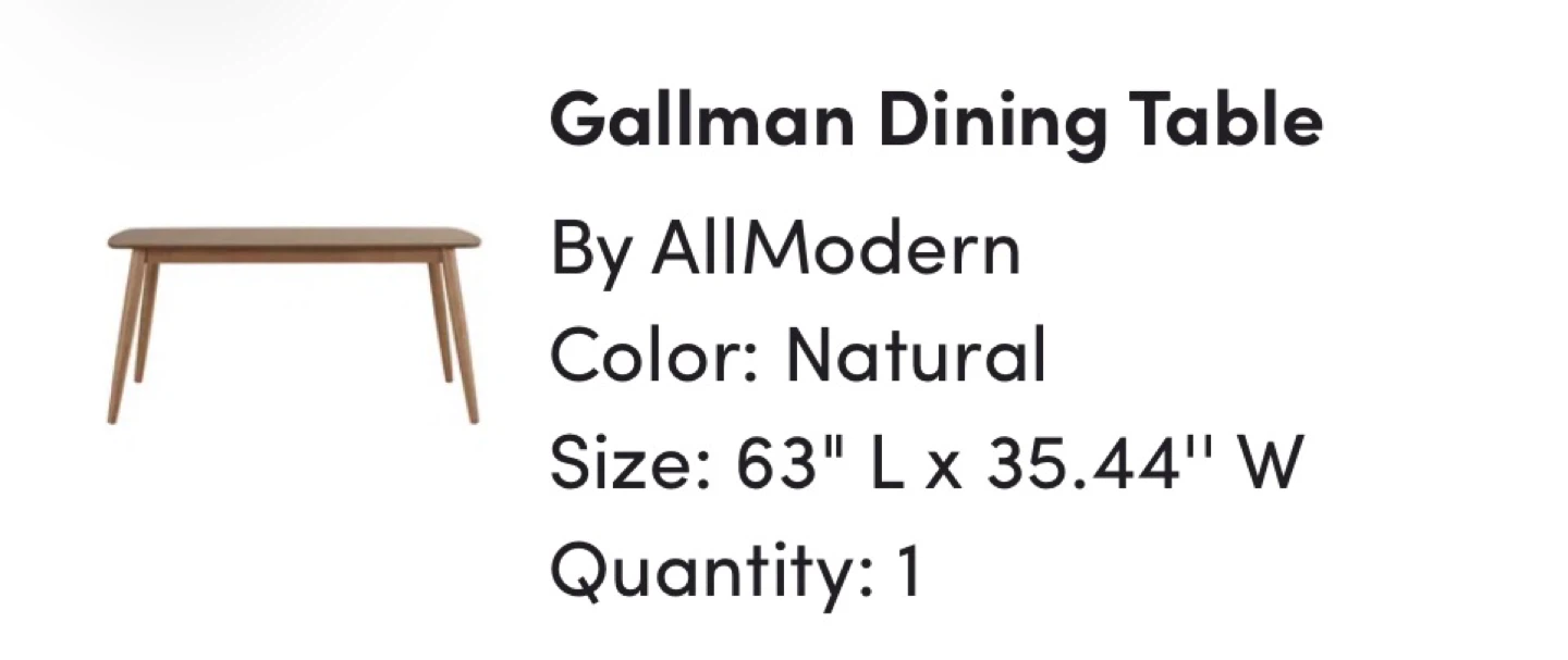Wooden Dining Table - photo 4
