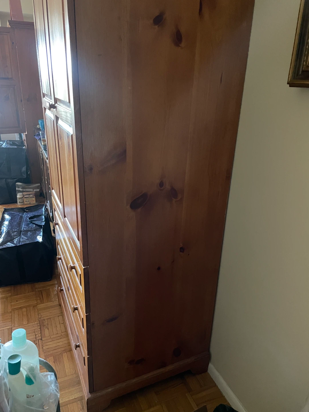 Wooden Wardrobe with Drawers - photo 5