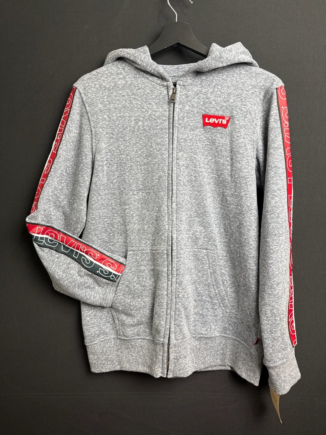 Levi's Grey Zip-Up Hoodie