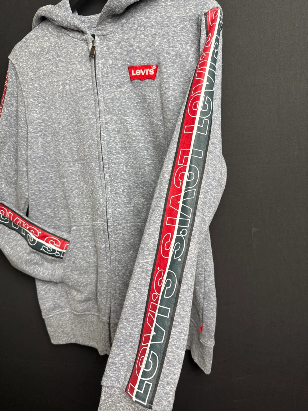 Levi's Grey Zip-Up Hoodie - photo 2