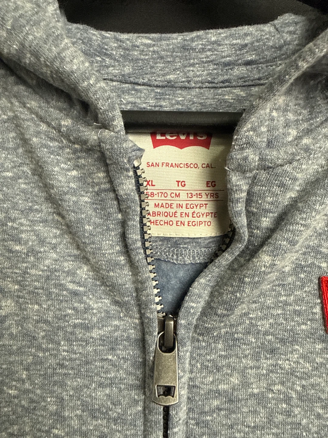 Levi's Grey Zip-Up Hoodie - photo 3