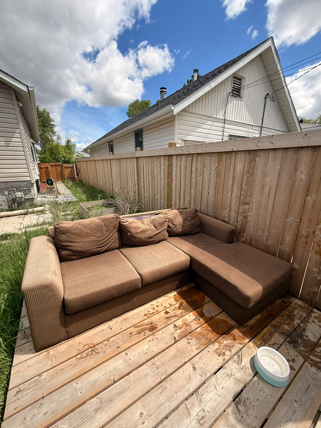 Brown Sectional Couch - photo 2