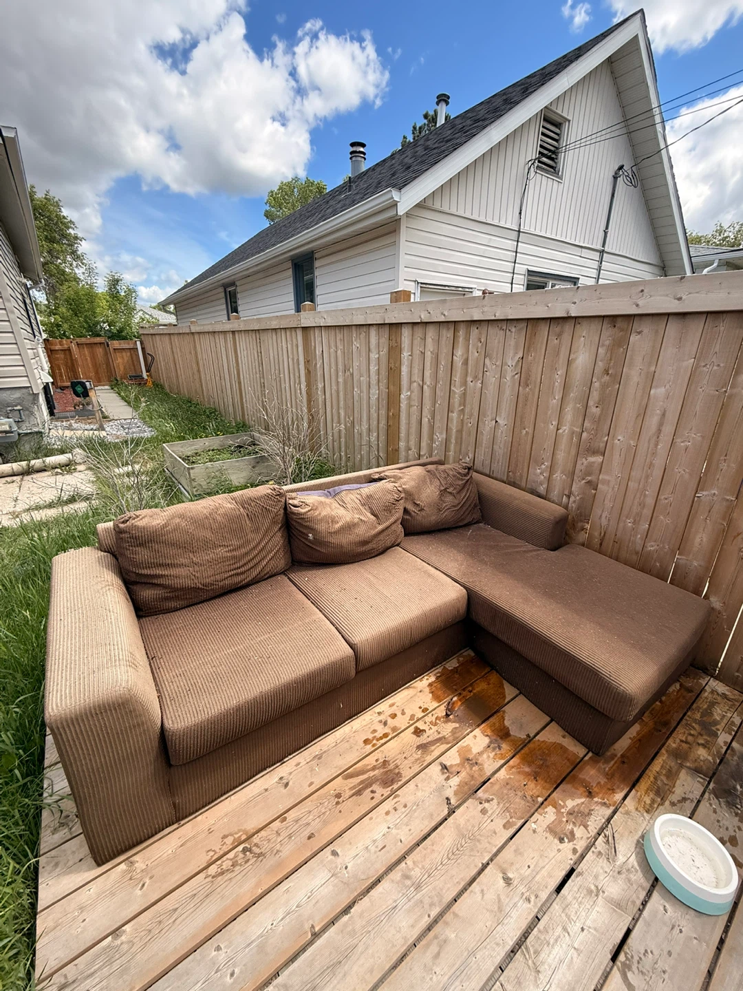 Brown Sectional Couch