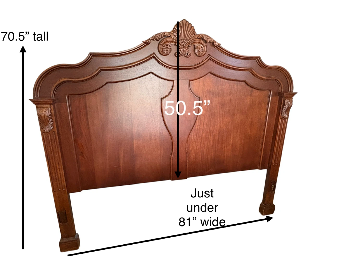 King size mahogany Wooden Headboard - photo 4