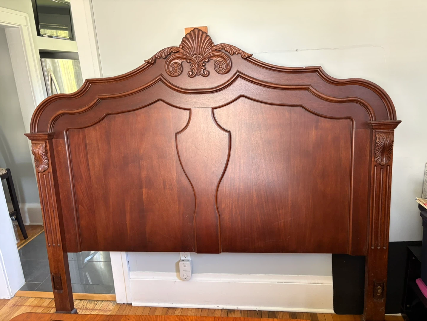 King size mahogany Wooden Headboard