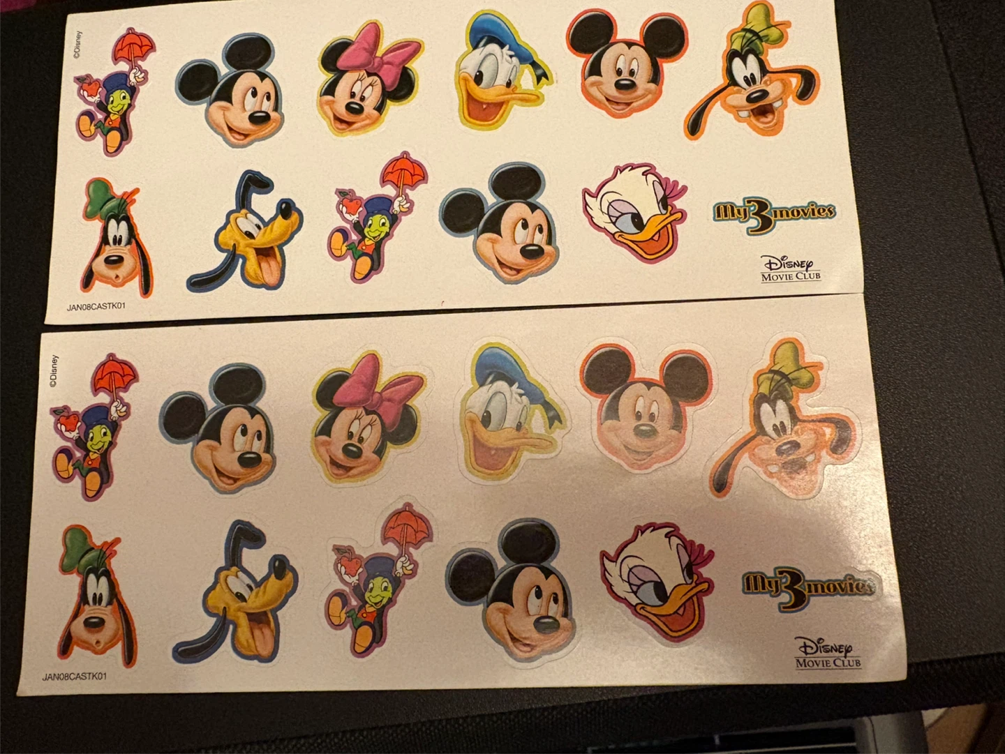Disney Movie Club Mickey Mouse & Friends Stickers