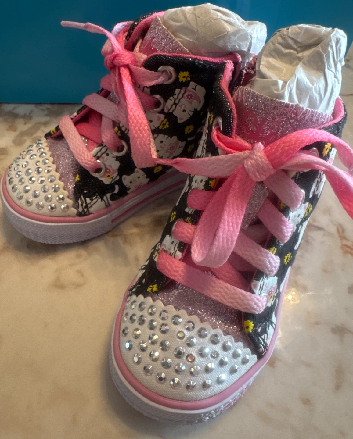 Skechers High Top light up Sneakers