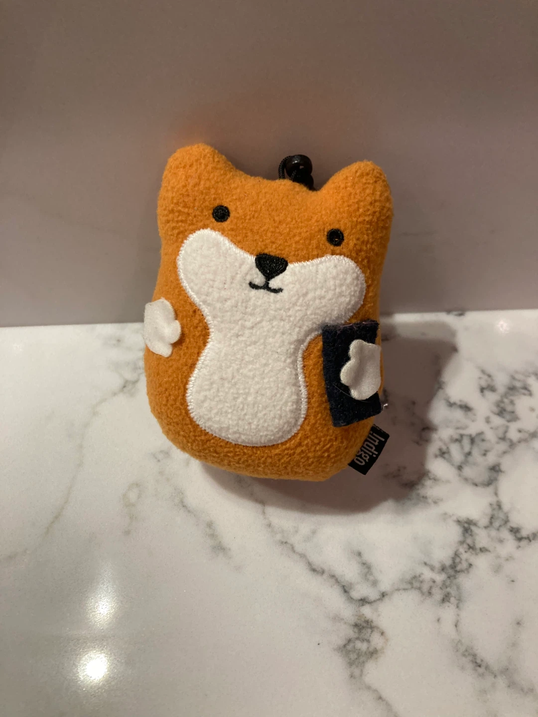 ⚽️ Indigo Plush Fox Keychain/gift card holder