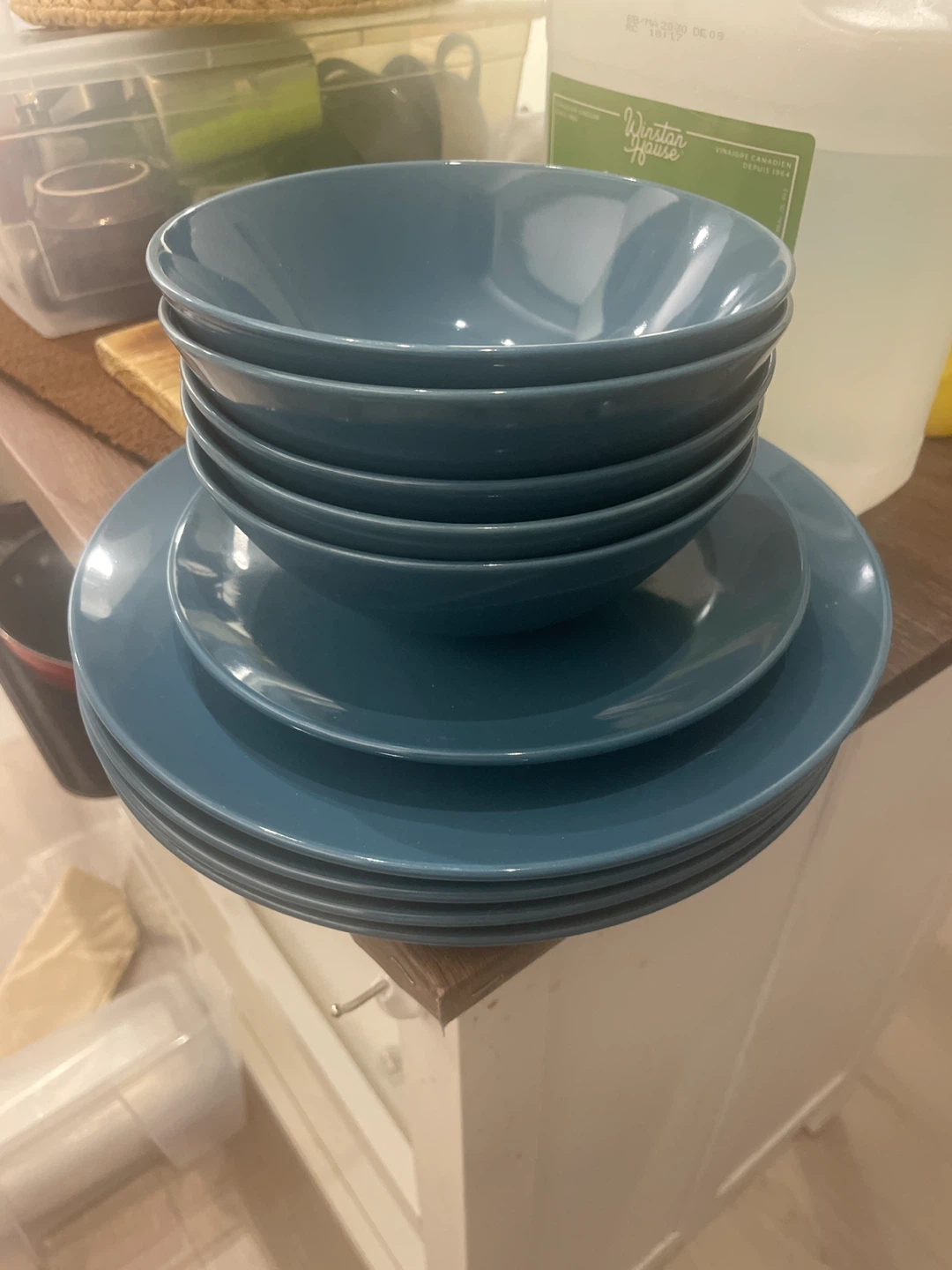 Blue Dinnerware Set