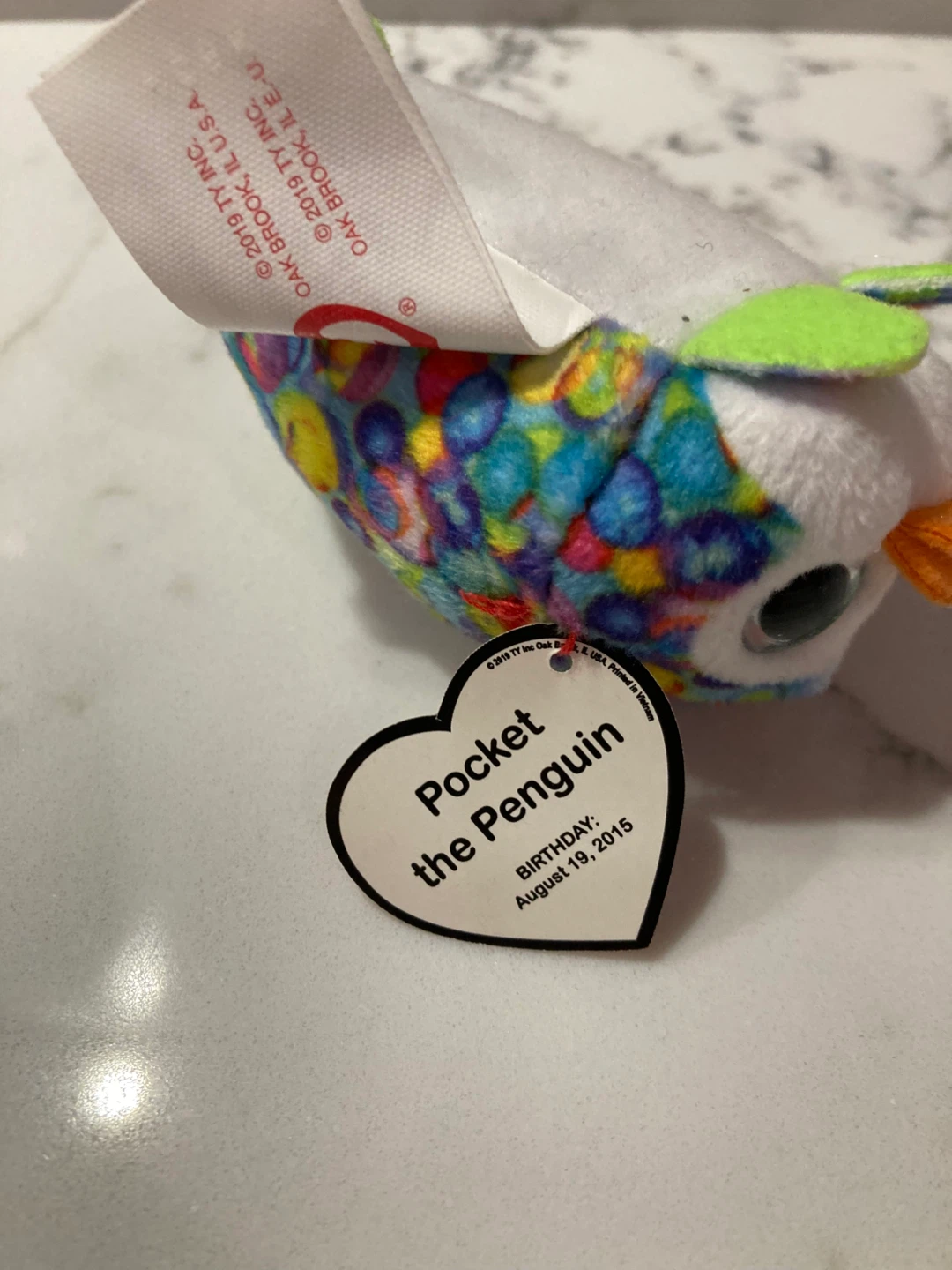 ⚽️Ty Beanie Babies Pocket the Penguin Plush Toy - photo 2