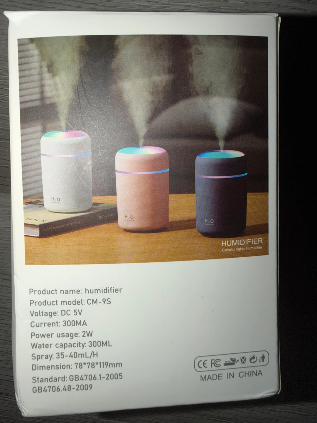 H2O USB Colorful Humidifier - photo 3