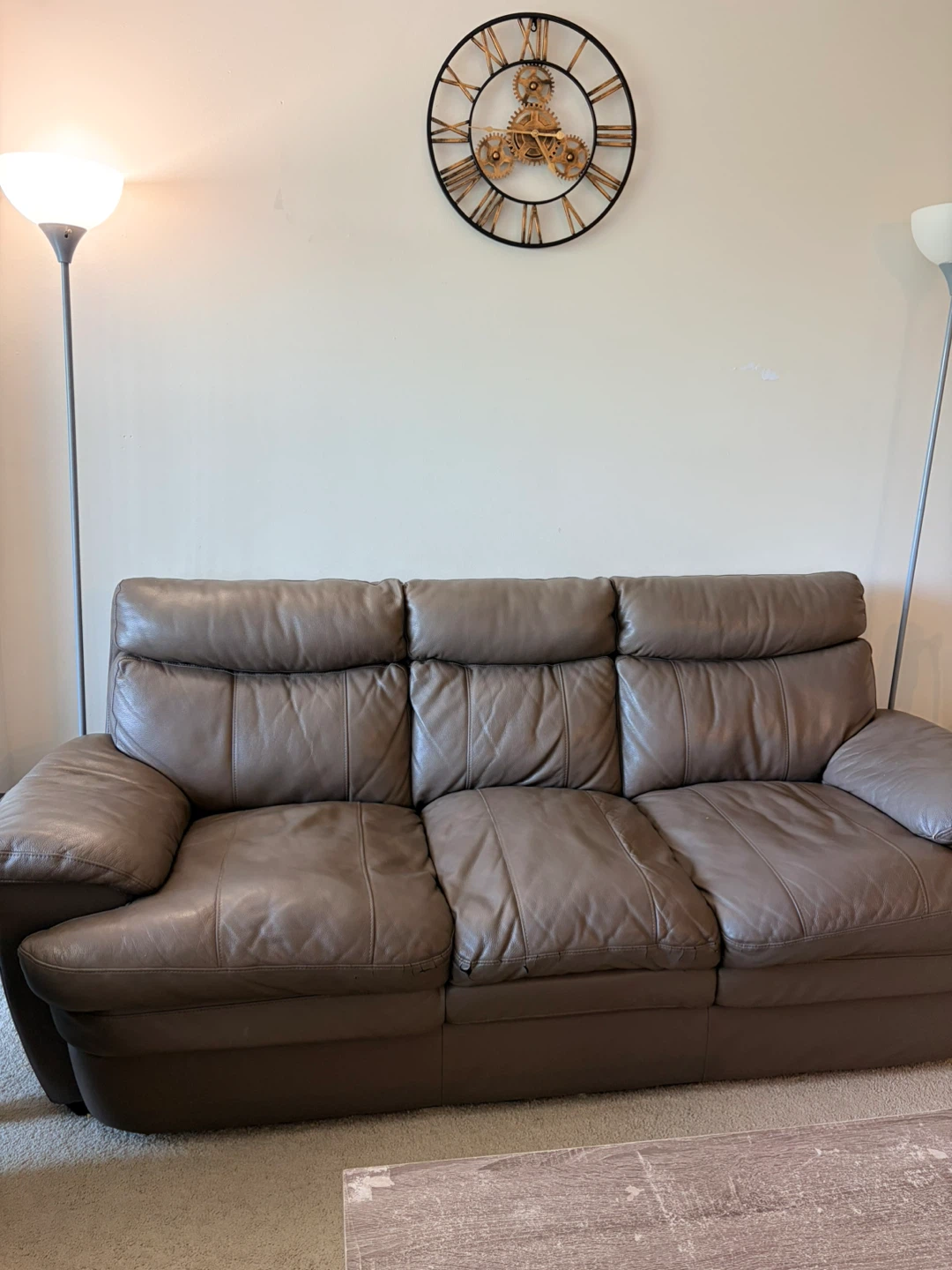 Brown Leather sofas - photo 4
