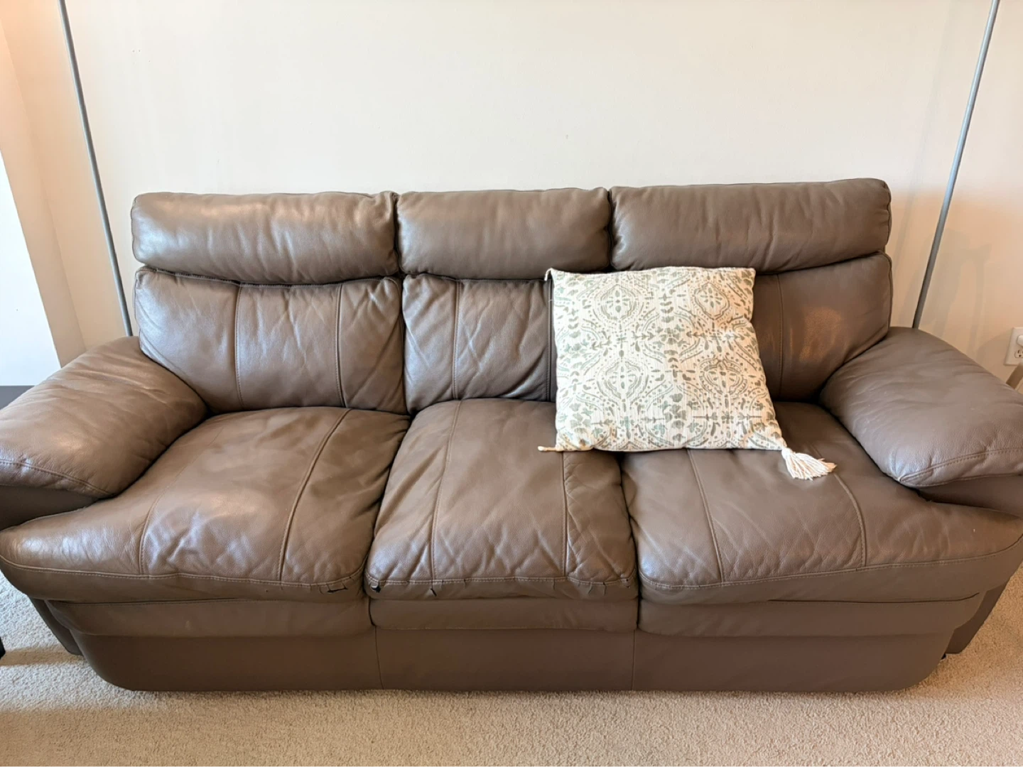 Brown Leather sofas - photo 2