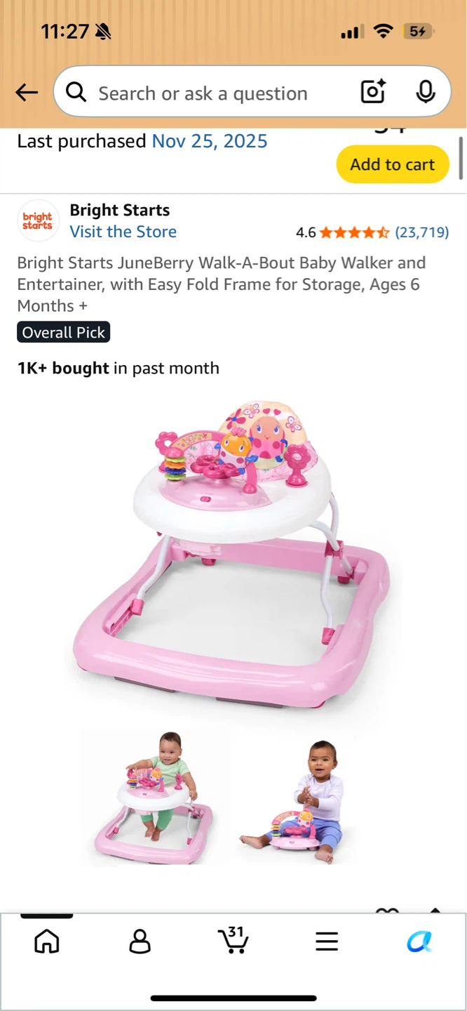 Bright Starts Baby Walker - photo 2