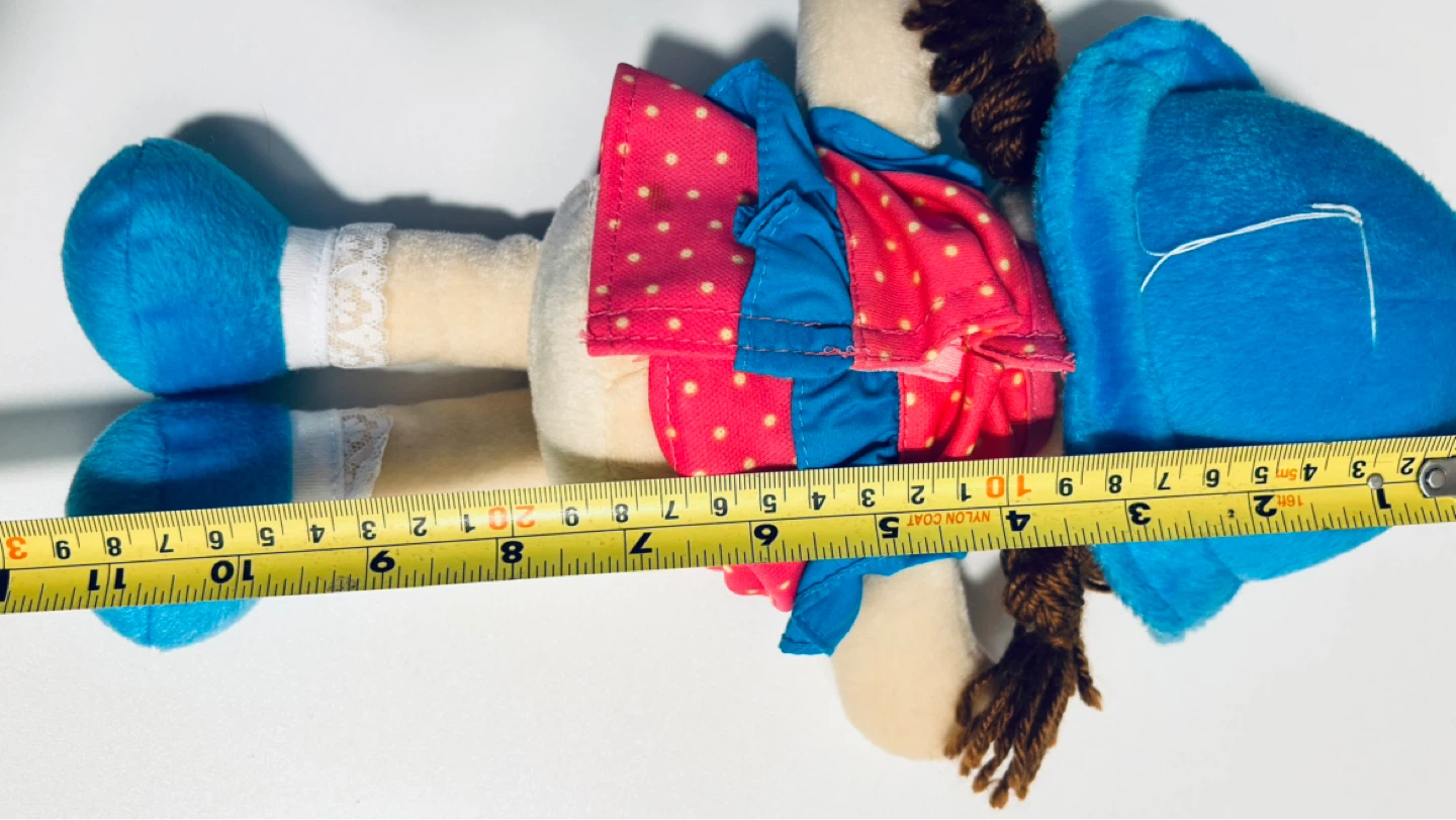 Soft Rag Doll Girl 11.5” Plush Cloth Doll - photo 3